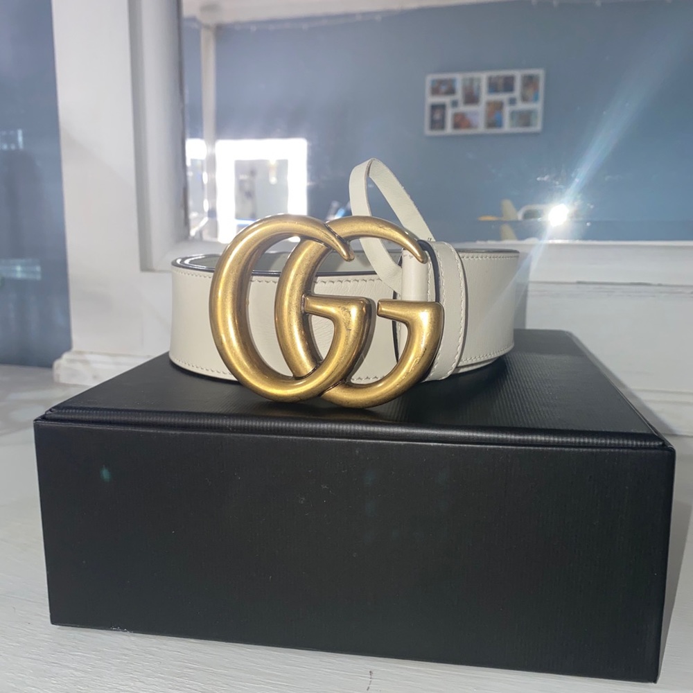 Gucci Belt White
